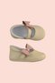Genuine Leather Ballet Orthopedic Ilkadım Baby Shoes Beige Cv-477 - 2