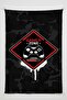 Vertical Gamer Wall Covering – Gaming Themed, High-Quality Fabric, Tapestry Wall Carpet - 2