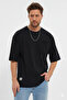 Short Sleeve Striped Detail and Pocket T-Shirt with a Dirty Cut