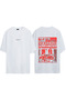 Breaking Bad Design Printed White Oversized T-Shirt