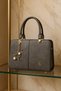 Five Compartments, Star and Pearl Detailing, Women's Shoulder and Arm Bag, Vienna Gray - 3