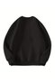 3-Pack Fleece-Lined Crew Neck Oversized Unisex Sweatshirt - 3