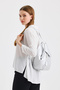 Genuine Leather, Women's Backpack, Lame Color 25*36*16 cm - 6