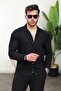 Men's Shirt Long Sleeve Corded Fabric Ottoman Fabric