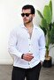 Men's Shirt Long Sleeve Corded Fabric Ottoman Fabric