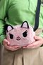 Kuromi Detailed Plush Girl's Shoulder Bag