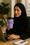 كوب هاف مليون الحراري البنفسجي – 1/5M (360ml) - 6