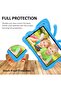 iPad 10.2 Kids Butterfly Kickstand EVA Shockproof Case (Blue) - 4