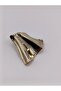 Gold, Wavy Large Metal Button, 2 Pieces - 2