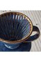 GLADELIG Coffee filter, ceramic/blue - 5
