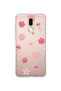 Huawei Mate 10 Lite Compatible Pink Sea Theme Patterned Transparent Phone Case