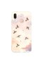 Huawei P20 Lite Compatible Flying Bird Pattern Transparent Phone Case