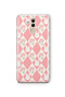 Huawei Mate 20 Lite Compatible Rabbit and Tulip Pattern Transparent Phone Case