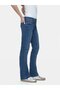 Fallon 400 Mid-Waist Pipe Leg Dark Blue Pants - 4