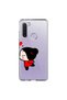 Samsung Galaxy A21 Compatible Transparent Case Couple Garry 2 Designs