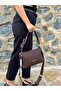 Women's Original Adjustable Strap Soft Leather Shawl Detail Luxury Hand and Shoulder Bag - 8