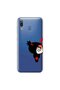 Samsung Galaxy A20 Compatible Transparent Case Couple Pucca 1 Design