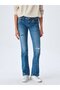 Valerie Boru Low Waist Blue Jeans - 2
