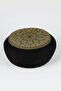 Student Yellow - Black Fabric - Green Headband - Round Wrap - Bird's Eye - 7 Meters