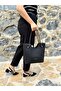 Original Women's New Season Large Size Soft Leather 3-Compartment Luxurious and Luxurious Design Handbag Shopper