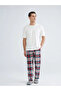 Standard Pattern Plaid Men's Pajama Bottom - 4