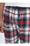 Standard Pattern Plaid Men's Pajama Bottom - 5