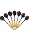 Professional 9-Piece Dart Arrow Set 24 Gram Dart Arrow |   9 Pieces Gold Body Steel Tip High Accuracy - 7