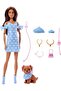 Twinning Looks Doll & Puppy Set with Blue Polka Dot Outfits & Accessories (Ages 3+) - 4