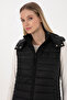 Women's Black Vest 50307992-Vr046 - 2