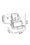 2-in-1 Sushi Booster Seat & Stroller Bag - Grey - 7