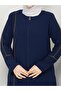 Casual Hajj and Umrah Extraforlu Piping and Stone Detailed Ferace - 2