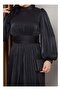 Modest Evening Dress - Black - - 5