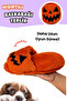 Halloween Themed Plush Slipper Dog Toy |   Activity Toy with Rustling Sound - 3