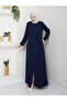 Casual Hajj and Umrah Extraforlu Piping and Stone Detailed Ferace - 6