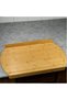 Bamboo manual chopper with edges, rectangular, 58x38x4 cm, - 4
