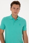 Men's Mint Regular Fit Polo Neck T-Shirt 50324883-Vr090 - 2