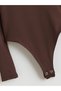 Lcw Visionbrown Crew Neck Women's Bodysuit - 6
