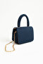 Kai̇ Model Suede Navy Blue Women's Hand and Shoulder Bag - 3