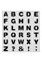 Stencil Letter Painting Template X035 Letter Height 5 cm - 2