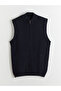 Esvab • Modern & Distinctive Standard Fit Judge's Collar Men's Knitwear Vest - 6