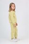 Girl's 2-Piece Set Crew Neck Sweatshirt & Jogger Sweatpants with Elastic Waistband and Pockets - 2
