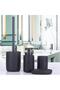 Toothbrush holder, brushes, black, 3D model, - 9