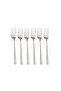 Set furculite de masa, inox, 6 elemente,
