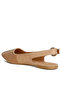 Women Rhinestones Embellished Slingback Mules in Beige - 3