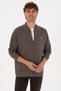 Men's Comfort Fit Zippered Mink Knitted Cardigan 50315612-Vr052