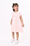 Girls' Printed Oversized Crew Neck Short Sleeve Dress