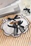White Color Ribbon Figured Tulle Detailed Adjustable Cat/Dog Collar - 2