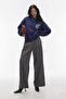 Unisex Oversize Sweatshirt Dolce Casa Printed Navy Blue – Crew Neck, 3 Thread Ribs - 2