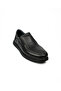 2023 Restfull Black Leather Mokesen Men's Casual Shoes