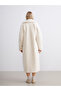 Xsideekru Jacket Collar Women's Plush Coat - 5